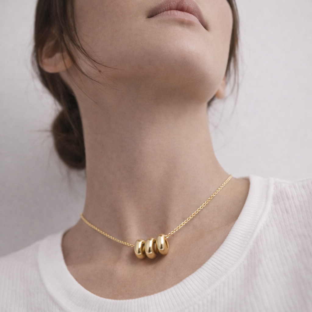 Collar Unión | Plata de ley 925 bañada en oro 18k