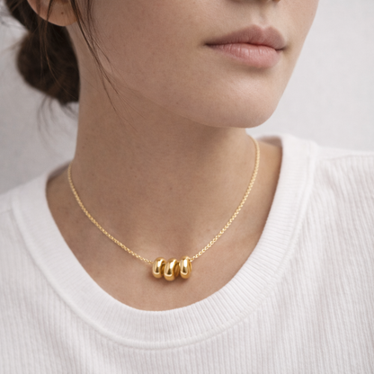 Collar Unión | Plata de ley 925 bañada en oro 18k