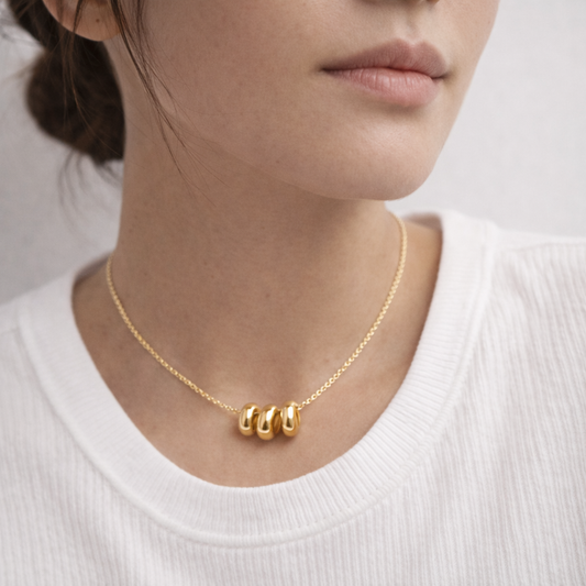 Collar Unión | Plata de ley 925 bañada en oro 18k