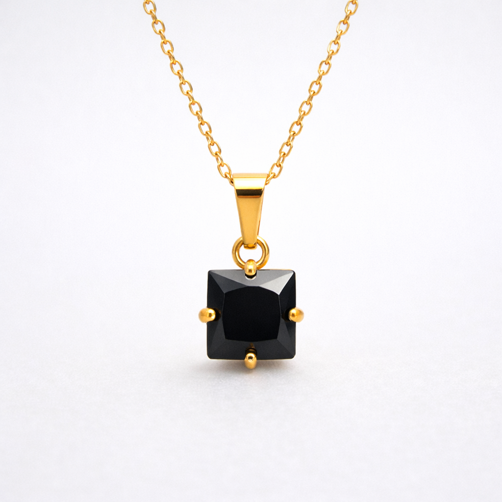 Collar Prisma  | Plata de ley 925 bañada en oro 18k