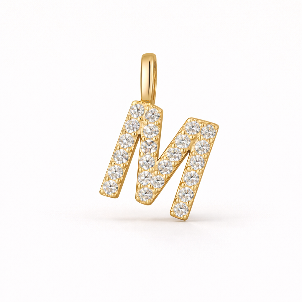 Collar Iniciales | Plata de ley 925 bañada en oro 18k