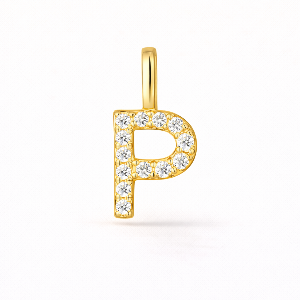 Collar Iniciales | Plata de ley 925 bañada en oro 18k