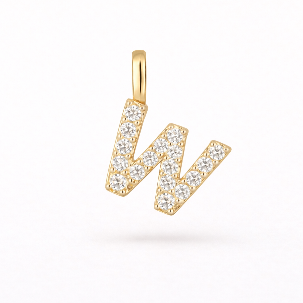 Collar Iniciales | Plata de ley 925 bañada en oro 18k