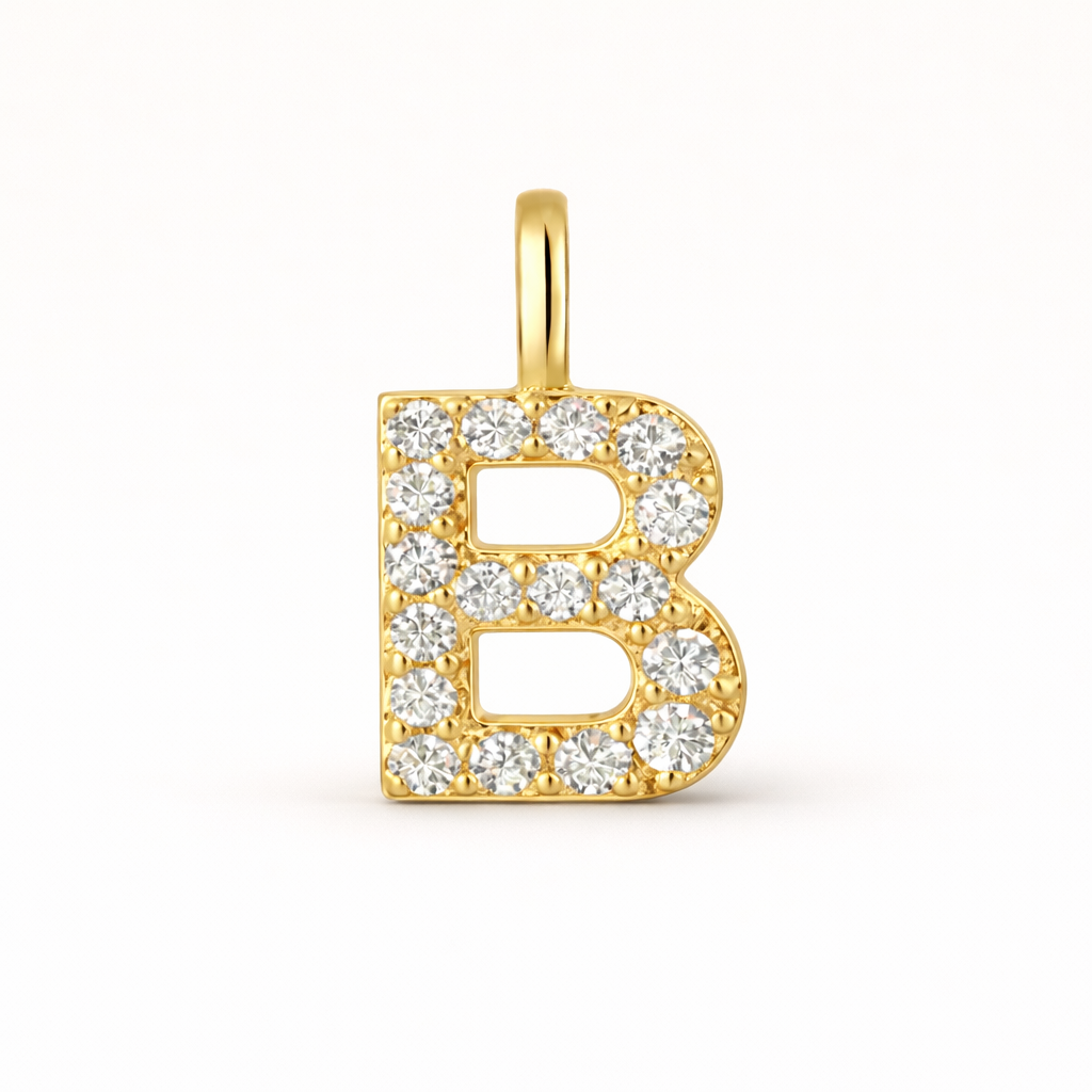 Collar Iniciales | Plata de ley 925 bañada en oro 18k