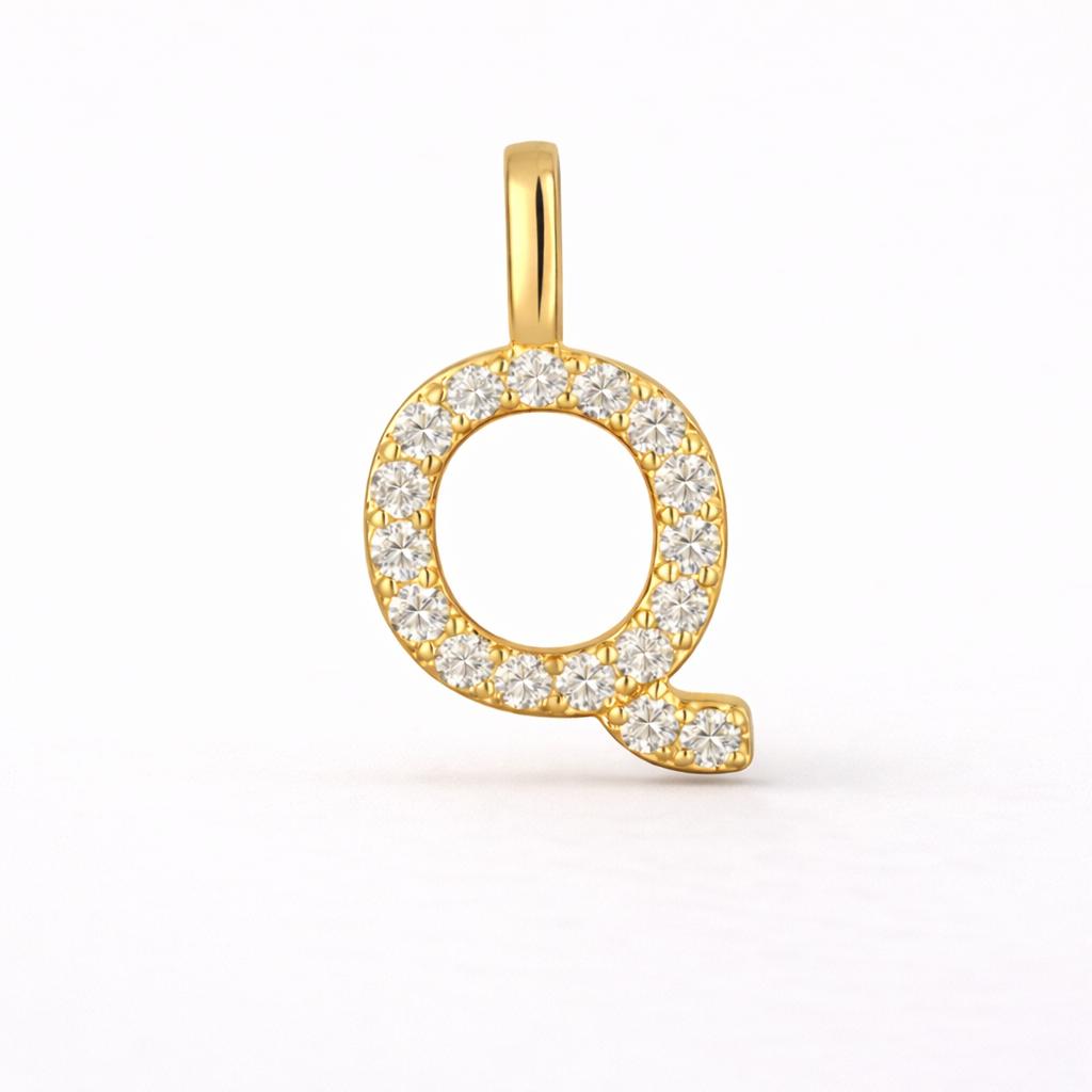 Collar Iniciales | Plata de ley 925 bañada en oro 18k