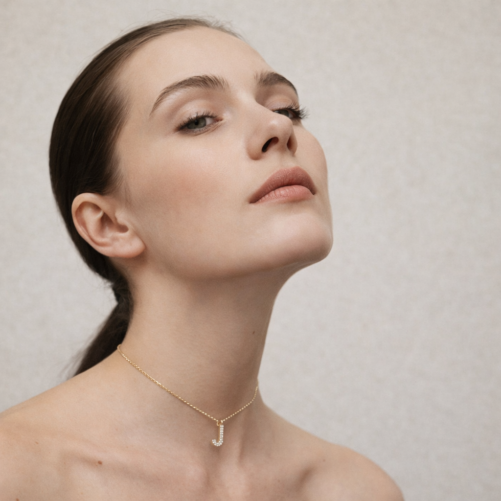 Collar Iniciales | Plata de ley 925 bañada en oro 18k