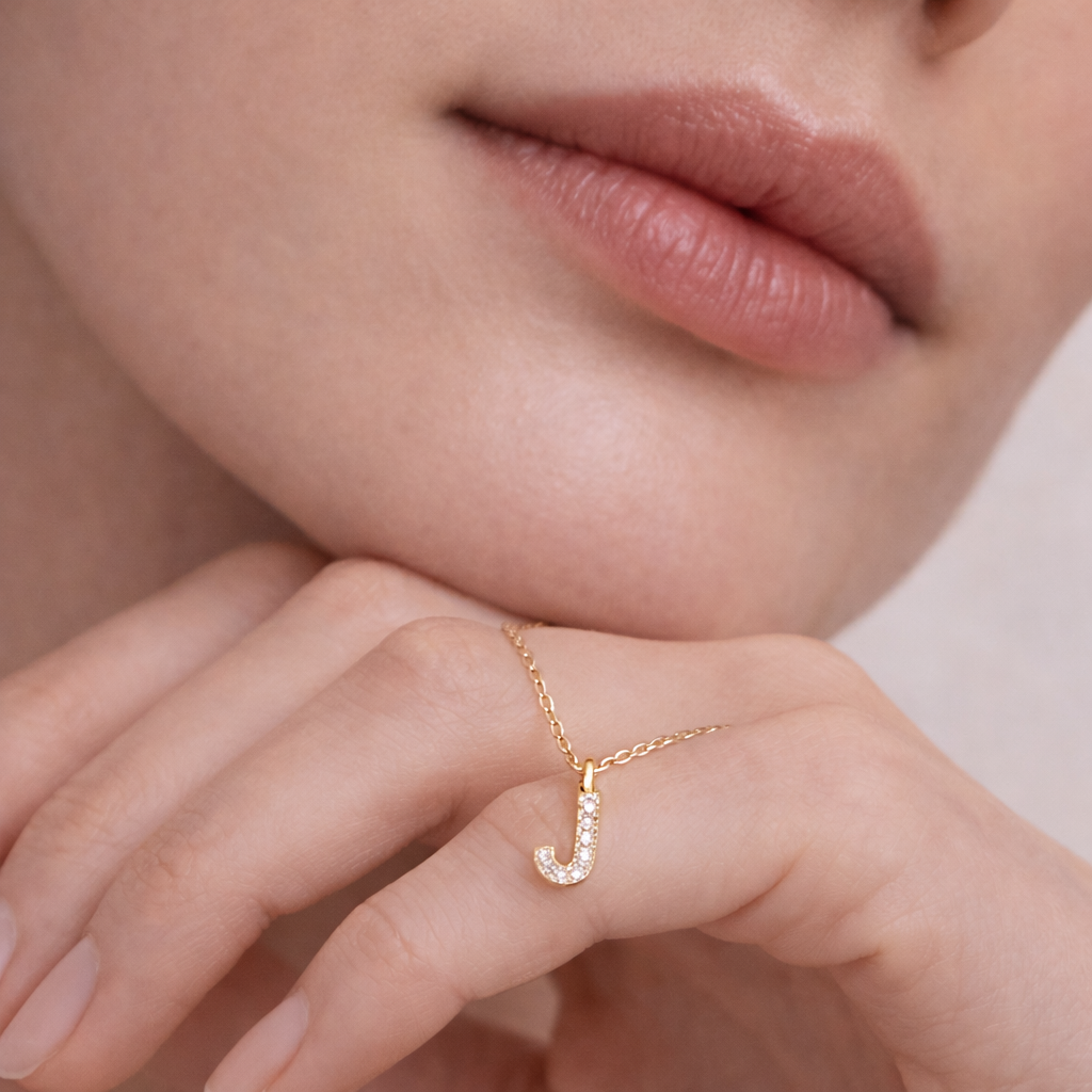 Collar Iniciales | Plata de ley 925 bañada en oro 18k