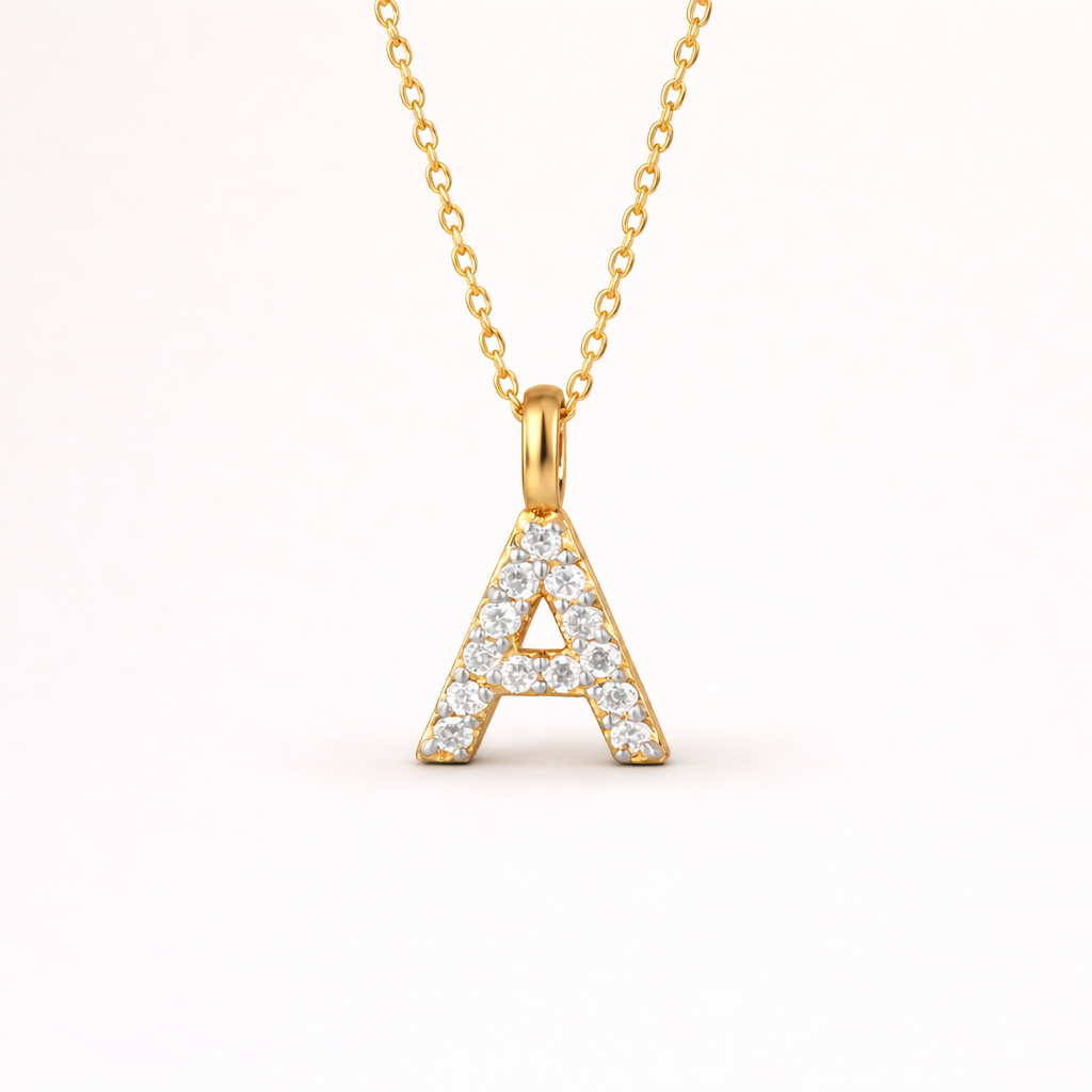 Collar Iniciales | Plata de ley 925 bañada en oro 18k