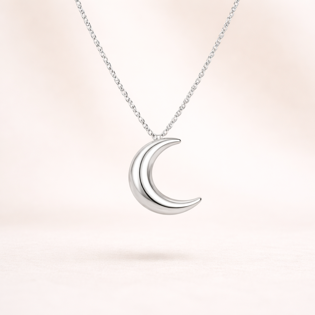 Collar Luna | Plata de ley 925 bañada en oro 18k