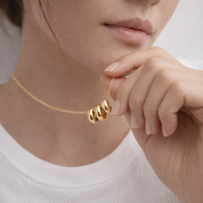 Collar Unión | Plata de ley 925 bañada en oro 18k